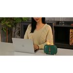 Electronice si Electrocasnice - Climatizare si sisteme de incalzire - Aparate filtrare aer - Umidificatoare - Umidificator de tip flacara, Flippy, cu aromaterapie, 7 culori, 250 ml, verde - Infinity.ro