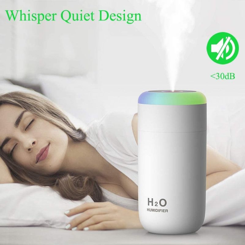Electronice si Electrocasnice - Climatizare si sisteme de incalzire - Aparate filtrare aer - Umidificatoare - Umidificator, H2O, cu difuzor de aroma, Culori random - Infinity.ro