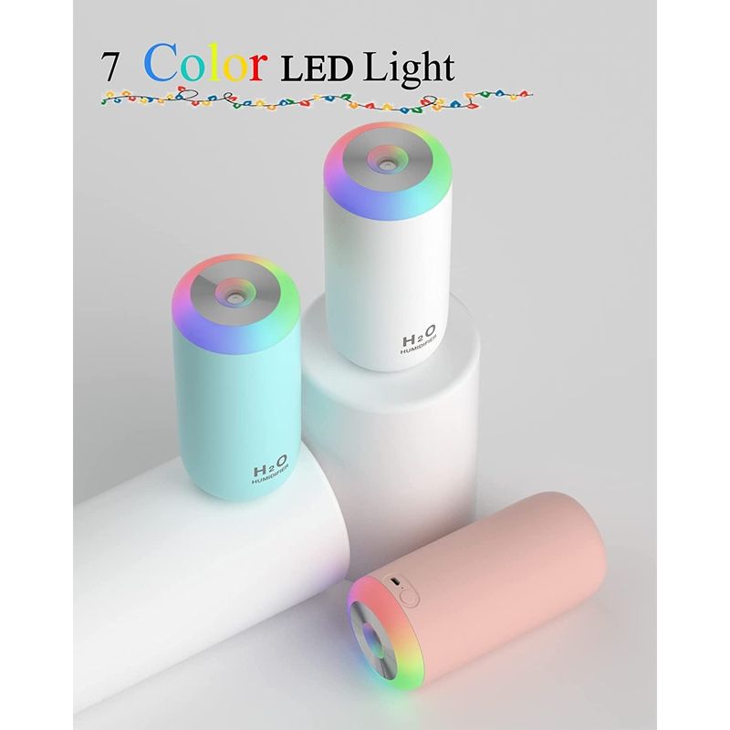 Electronice si Electrocasnice - Climatizare si sisteme de incalzire - Aparate filtrare aer - Umidificatoare - Umidificator, H2O, cu difuzor de aroma, Culori random - Infinity.ro