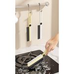 Market - Curatenie si intretinere casa - Produse menaj - Maturi si farase - Perie Multifunctionala si Stergator, Flippy, Pentru Spatii Greu Accesibile, 24.7 x 4.5 cm, Alb - Infinity.ro