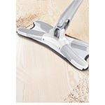 Market - Curatenie si intretinere casa - Produse menaj - Maturi si farase - Set Mop Plat + Galeata, Flippy, cu Sistem de Stoargere, Lungime Telescopica 140 cm, Argintiu/Galben - Infinity.ro