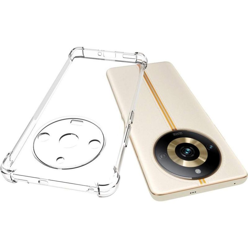 Laptop, Telefoane si Tablete - Telefoane mobile si accesorii - Accesorii Telefoane - Huse telefoane - Husa de Protectie, Flippy, Compatibila cu Realme C55, TPU Antisoc, Protectie Colturi, 1.5 mm Transparent - Infinity.ro