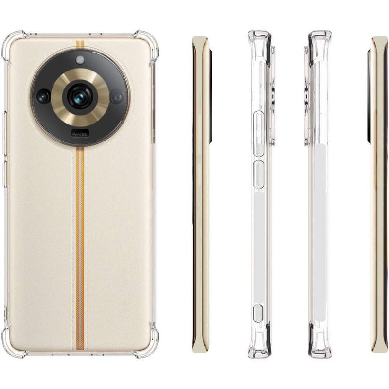 Laptop, Telefoane si Tablete - Telefoane mobile si accesorii - Accesorii Telefoane - Huse telefoane - Husa de Protectie, Flippy, Compatibila cu Realme C55, TPU Antisoc, Protectie Colturi, 1.5 mm Transparent - Infinity.ro