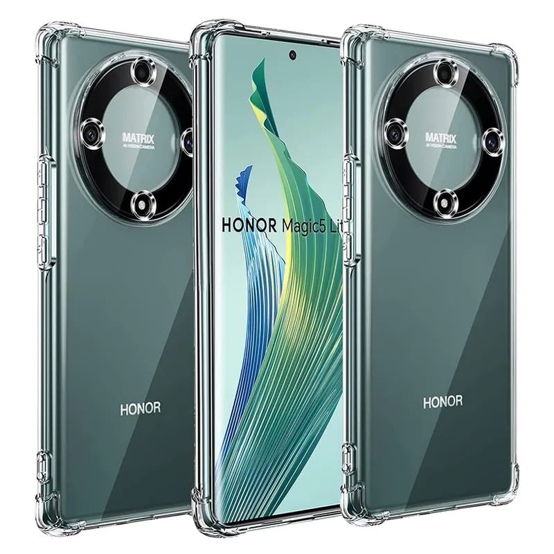 Laptop, Telefoane si Tablete - Telefoane mobile si accesorii - Accesorii Telefoane - Huse telefoane - Husa de Protectie, Flippy, Compatibila cu Honor 90, TPU Antisoc, Protectie Colturi, 1.5 mm Transparent - Infinity.ro