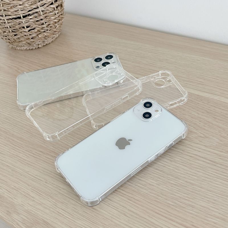 Laptop, Telefoane si Tablete - Telefoane mobile si accesorii - Accesorii Telefoane - Huse telefoane - Husa de protectie Flippy compatibila cu Apple iPhone 13 Tpu Antisoc 1.5 mm Transparent - Infinity.ro