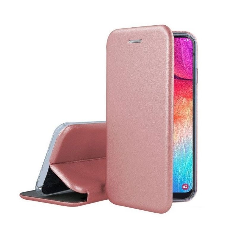 Laptop, Telefoane si Tablete - Telefoane mobile si accesorii - Accesorii Telefoane - Huse telefoane - Husa de protectie Flippy compatibila cu Apple iPhone 13 Pro Max Magnet Book Case Roz Auriu - Infinity.ro