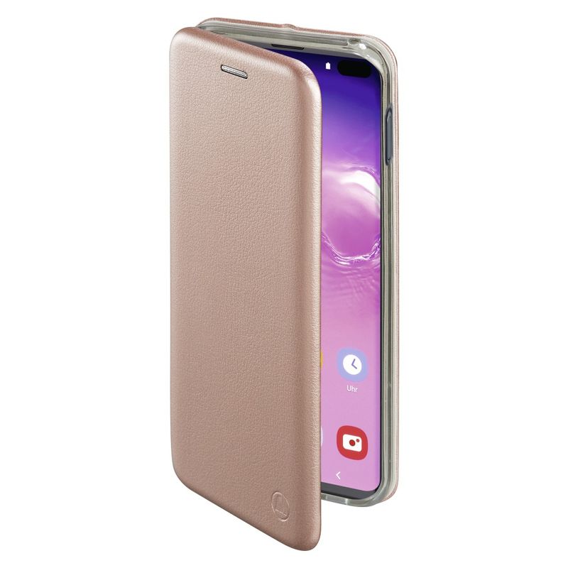 Laptop, Telefoane si Tablete - Telefoane mobile si accesorii - Accesorii Telefoane - Huse telefoane - Husa de protectie Flippy compatibila cu Apple iPhone 12 Pro Max Magnet Book Case Roz-Auriu - Infinity.ro