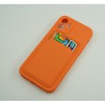 Laptop, Telefoane si Tablete - Telefoane mobile si accesorii - Accesorii Telefoane - Huse telefoane - Husa protectie Flippy cu suport card compatibila cu Apple iPhone 12 Portocaliu - Infinity.ro