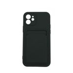 Laptop, Telefoane si Tablete - Telefoane mobile si accesorii - Accesorii Telefoane - Huse telefoane - Husa protectie Flippy cu suport card compatibila cu Apple iPhone 12 Negru - Infinity.ro