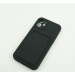 Laptop, Telefoane si Tablete - Telefoane mobile si accesorii - Accesorii Telefoane - Huse telefoane - Husa protectie Flippy cu suport card compatibila cu Apple iPhone 12 Negru - Infinity.ro
