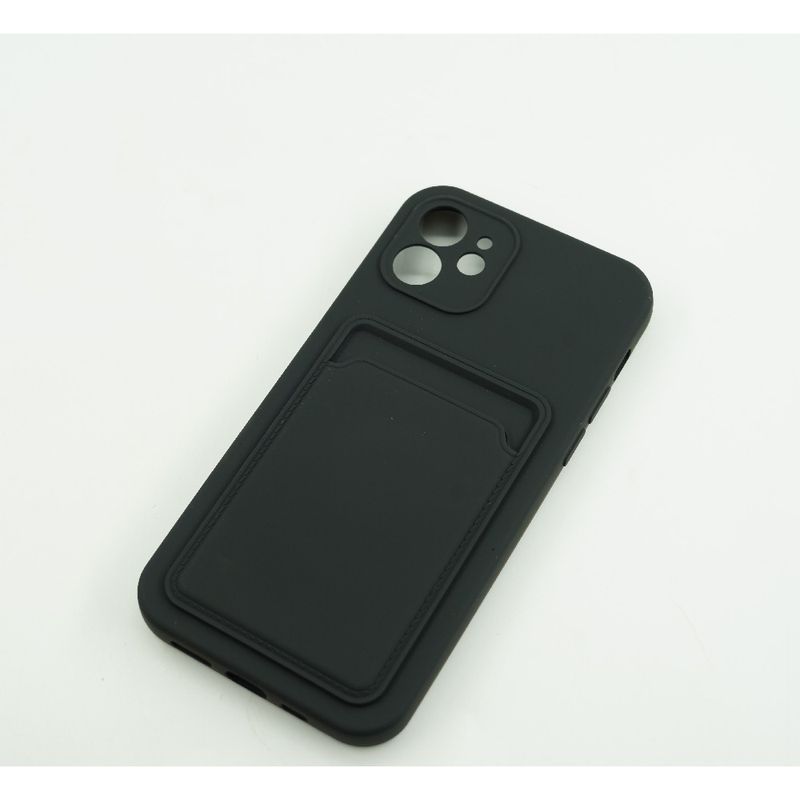 Laptop, Telefoane si Tablete - Telefoane mobile si accesorii - Accesorii Telefoane - Huse telefoane - Husa protectie Flippy cu suport card compatibila cu Apple iPhone 12 Negru - Infinity.ro