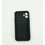 Laptop, Telefoane si Tablete - Telefoane mobile si accesorii - Accesorii Telefoane - Huse telefoane - Husa protectie Flippy cu suport card compatibila cu Apple iPhone 12 Negru - Infinity.ro