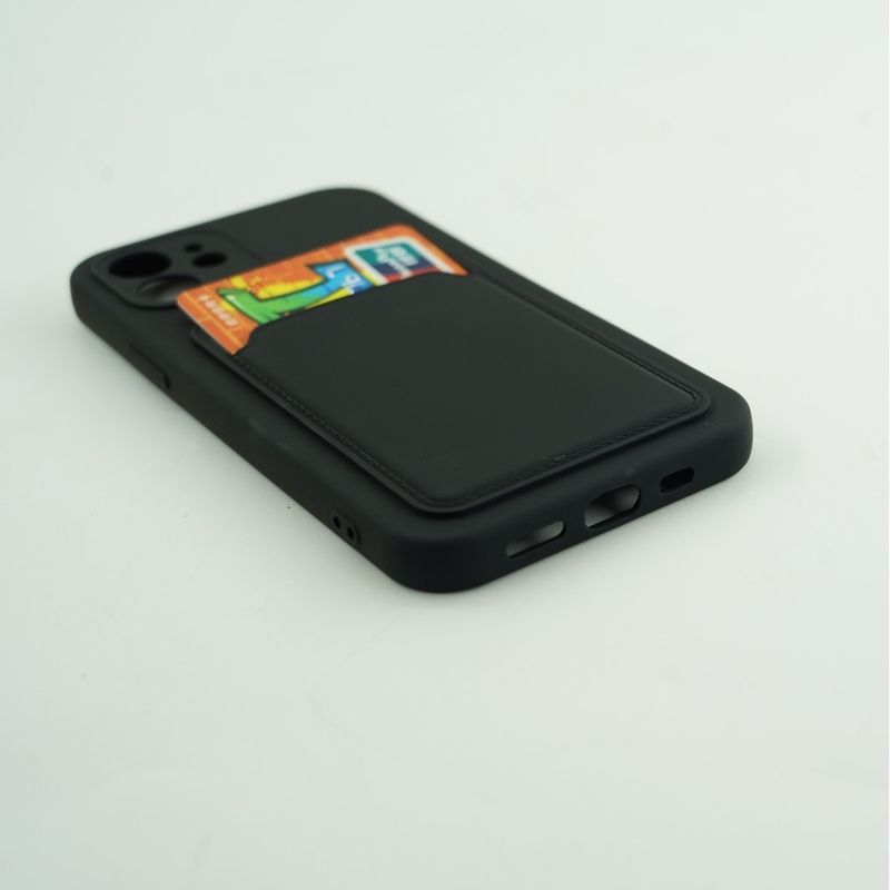 Laptop, Telefoane si Tablete - Telefoane mobile si accesorii - Accesorii Telefoane - Huse telefoane - Husa protectie Flippy cu suport card compatibila cu Apple iPhone 12 Negru - Infinity.ro
