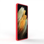 Laptop, Telefoane si Tablete - Telefoane mobile si accesorii - Accesorii Telefoane - Huse telefoane - Husa de protectie Flippy compatibila cu Samsung Galaxy S21 Ultra Matte Tpu Rosu - Infinity.ro