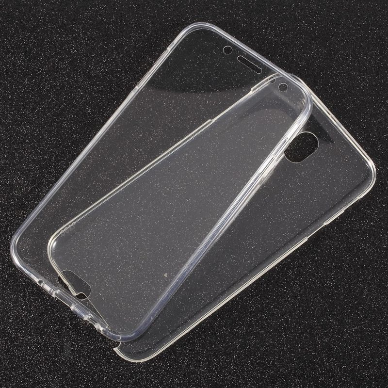 Laptop, Telefoane si Tablete - Telefoane mobile si accesorii - Accesorii Telefoane - Huse telefoane - Husa de protectie Flippy® pentru Apple iPhone 7 Plus Full Tpu 360 V2 Transparent - Infinity.ro
