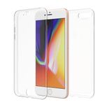 Laptop, Telefoane si Tablete - Telefoane mobile si accesorii - Accesorii Telefoane - Huse telefoane - Husa de protectie Flippy® pentru Apple iPhone 7 Plus Full Tpu 360 V2 Transparent - Infinity.ro