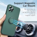 Laptop, Telefoane si Tablete - Telefoane mobile si accesorii - Accesorii Telefoane - Huse telefoane - Husa protectie Flippy compatibila cu Samsung Galaxy A71 Liquid Silicone Ring cu suport rotativ Verde - Infinity.ro