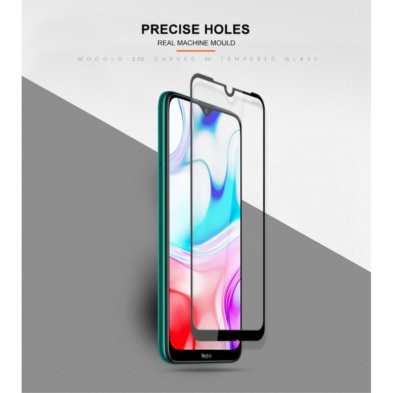 Laptop, Telefoane si Tablete - Telefoane mobile si accesorii - Accesorii Telefoane - Folii protectie telefoane - Folie Sticla Flippy® compatibila cu Xiaomi Redmi 8 111D Negru - Infinity.ro