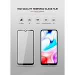 Laptop, Telefoane si Tablete - Telefoane mobile si accesorii - Accesorii Telefoane - Folii protectie telefoane - Folie Sticla Flippy® compatibila cu Xiaomi Redmi 8 111D Negru - Infinity.ro