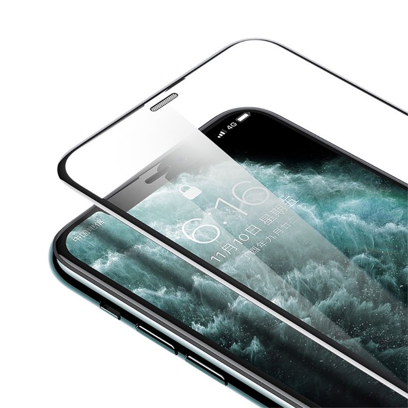 Laptop, Telefoane si Tablete - Telefoane mobile si accesorii - Accesorii Telefoane - Folii protectie telefoane - Folie Sticla Flippy® pentru Apple iPhone 11 Pro/XS 111D Negru - Infinity.ro