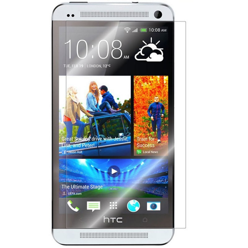 Laptop, Telefoane si Tablete - Telefoane mobile si accesorii - Accesorii Telefoane - Folii protectie telefoane - Folie Sticla HTC One M7 Transparent - Infinity.ro
