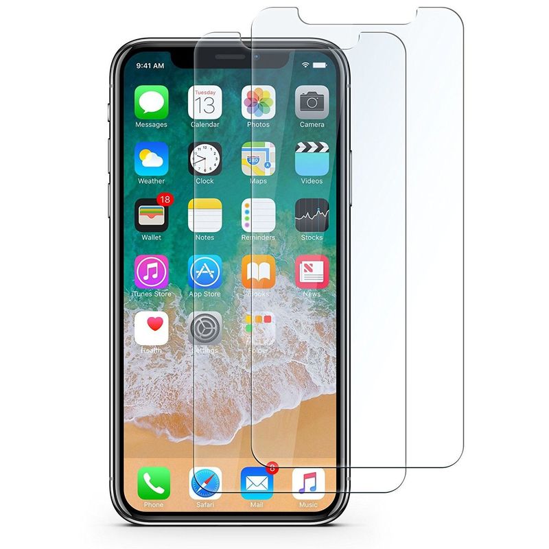 Laptop, Telefoane si Tablete - Telefoane mobile si accesorii - Accesorii Telefoane - Folii protectie telefoane - Folie Sticla Securizata Flippy, 9H, Transparenta HD, pentru Apple iPhone X/XS Transparent - Infinity.ro