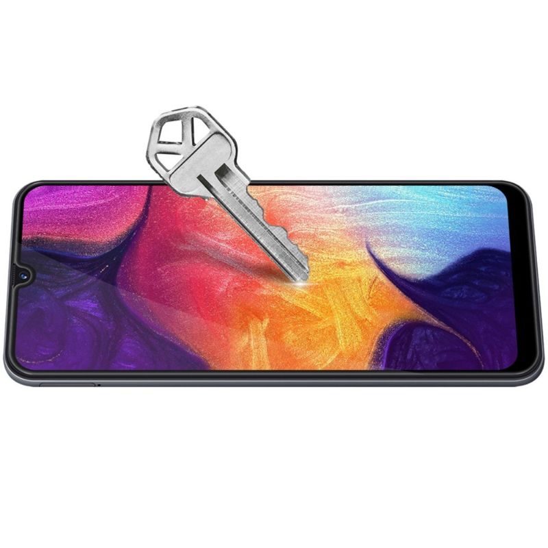 Laptop, Telefoane si Tablete - Telefoane mobile si accesorii - Accesorii Telefoane - Folii protectie telefoane - Folie Sticla Flippy® compatibila cu Samsung Galaxy A30/A50 111D Negru - Infinity.ro