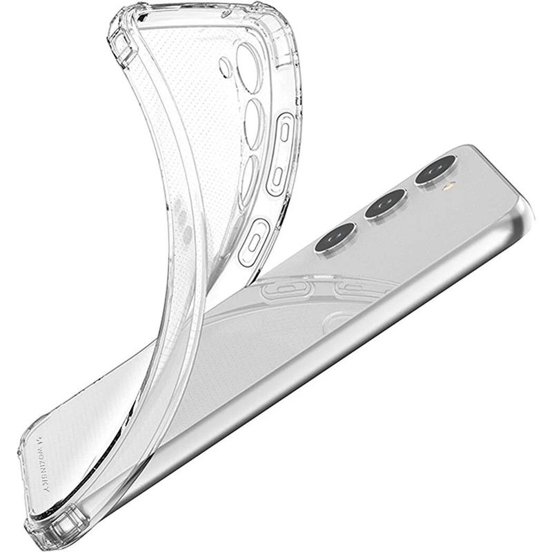 Laptop, Telefoane si Tablete - Telefoane mobile si accesorii - Accesorii Telefoane - Huse telefoane - Husa de protectie Flippy, Airbag Shock Absorption, TPU, pentru Samsung Galaxy S21 FE 5G , Transparent - Infinity.ro