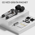 TV, Audio-Video si Foto - Audio profesionale - Microfoane profesionale - Microfon Wireless Profesional, Dual UHF Dinamic, Cardioid, Functie anulare zgomot, Tonor TW630, Afisaj Led, Gri, SET 2 - Infinity.ro