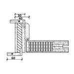 Casa si Gradina - Constructii - Usi interior, exterior si garaj - Usi interior - Usa de interior din lemn, cu geam, SuperDoor F03-78-A, stanga/dreapta, alb, 203 x 78 cm - Infinity.ro