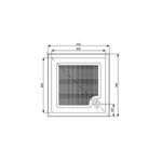 Casa si Gradina - Sanitare - Lavoar baie si accesorii - Baterii sanitare - Set Cadita de dus 80x80 patrata, baterie cabina dus, perdea de dus alba, sifon cadita si bara perdea dus 2 piese - Infinity.ro
