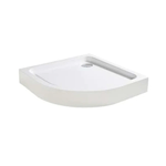 Casa si Gradina - Sanitare - Lavoar baie si accesorii - Baterii sanitare - Set Cadita de dus 80x80 semirotunda, baterie cabina dus, perdea de dus alba, sifon cadita  si bara de dus semirotunda - Infinity.ro
