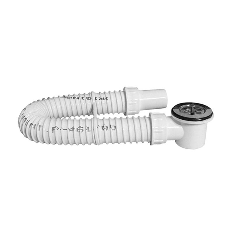 Casa si Gradina - Sanitare - Lavoar baie si accesorii - Baterii sanitare - Set Cadita de dus 90x90 patrata, baterie cabina dus, perdea de dus alba, sifon cadita  si bara de perdea  2 piese - Infinity.ro