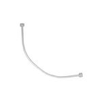 Casa si Gradina - Sanitare - Cazi si cabine de dus - Paravane si usi - Set bara dus semirotunda, pe colt 90 x 90 cm,cu perdea dus 180X180 cm, Albastru deschis cu delfin - Infinity.ro