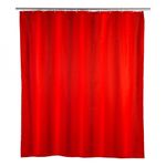 Casa si Gradina - Sanitare - Cazi si cabine de dus - Paravane si usi - Set bara dus semirotunda, pe colt 90 x 90 cm,cu perdea dus 180X180 cm, Rosu - Infinity.ro