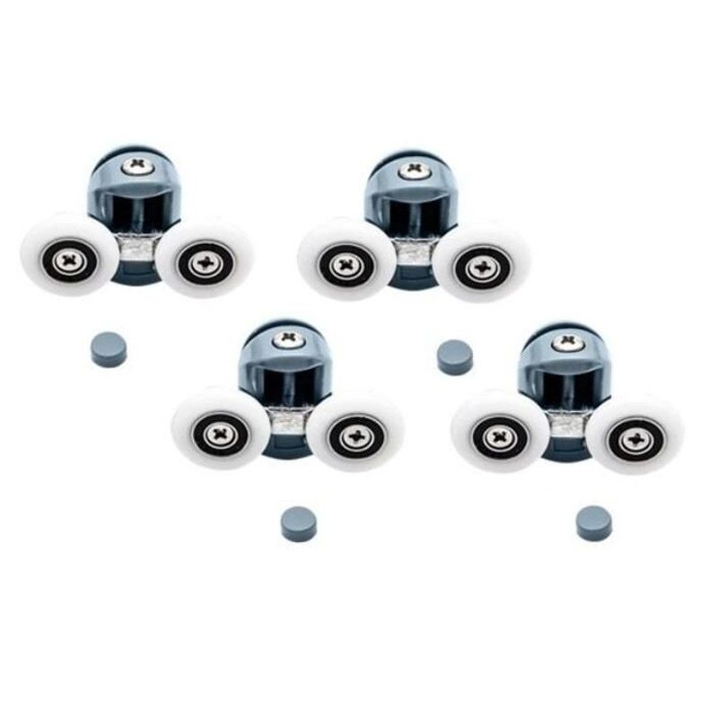 Casa si Gradina - Sanitare - Cazi si cabine de dus - Cadite dus - Set role universale pentru cabina de dus, cu rulmenti, 8 buc - Infinity.ro