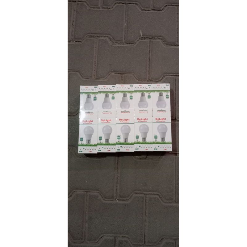 Casa si Gradina - Corpuri si surse de iluminat - Becuri si tuburi neon - Becuri - Set 10 becuri  led 9w (75w), glob A60  lumina rece 6400k, dulie E27 - Infinity.ro