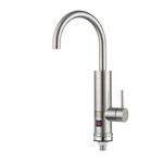 Casa si Gradina - Sanitare - Chiuveta bucatarie si accesorii - Baterii bucatarie - Baterie bucatarie instant electrica Hypo cu afisaj BELS4, finisaj cromat, corp inox, 3000 W - Infinity.ro