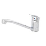 Casa si Gradina - Sanitare - Chiuveta bucatarie si accesorii - Chiuvete bucatarie - Set chiuveta masca cuva dreapta  80x50 cm, baterie bucatarie tija lunga si sifon de scurgere - Infinity.ro