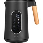 Electronice si Electrocasnice - Electrocasnice bucatarie - Preparare bauturi - Fierbatoare de apa - Fierbator electric ECG RK 1799 Smart Black, 1.7 litri, 2200 W, pereti dubli, panou tactil, functii presetate, negru - Infinity.ro