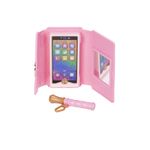 Jucarii, Copii si Bebe - Jucarii si jocuri - Jucarii de rol - Frumusete, bijuterii si accesorii fetite - Set geanta + telefon mobil Princess Disney 21.6 x 20.3 x 3.2 cm Roz - Infinity.ro