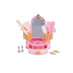 Jucarii, Copii si Bebe - Jucarii si jocuri - Jucarii de rol - Frumusete, bijuterii si accesorii fetite - Set 7 accesori oglinda de machiaj Disney Princess Multicolor 26 x 26 x 11 cm - Infinity.ro