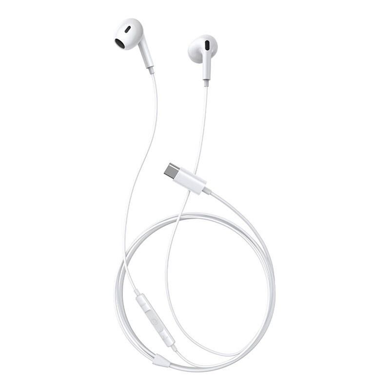 TV, Audio-Video si Foto - Portabile audio - Casti audio - Casti cu Fir Type-C, 20Hz-20kHz - Baseus Encok CZ17 (A00170000213-Z1) - Alb - Infinity.ro