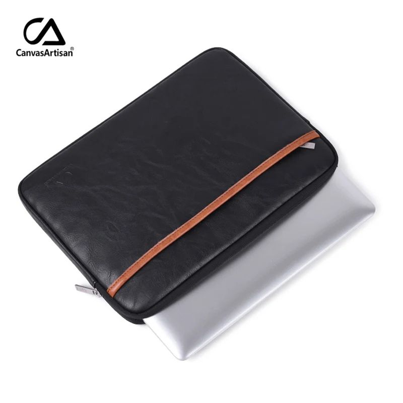 Laptop, Telefoane si Tablete - Laptopuri si accesorii - Accesorii Laptop - Genti laptop - Geanta Laptop 15" - 16" - CanvasArtisan (L18-06) - Negru - Infinity.ro