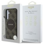 Laptop, Telefoane si Tablete - Telefoane mobile si accesorii - Accesorii Telefoane - Huse telefoane - Husa pentru Samsung Galaxy S25 Plus - Guess 4G Circle Classic Logo MagSafe (GUHMS25MP4PGRSGW) - Maro - Infinity.ro