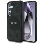 Laptop, Telefoane si Tablete - Telefoane mobile si accesorii - Accesorii Telefoane - Huse telefoane - Husa pentru Samsung Galaxy S25 Plus - Guess 4G Circle Classic Logo MagSafe (GUHMS25MP4PGRSGK) - Negru - Infinity.ro