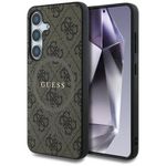 Laptop, Telefoane si Tablete - Telefoane mobile si accesorii - Accesorii Telefoane - Huse telefoane - Husa pentru Samsung Galaxy S25 Plus - Guess 4G Ring Classic Logo MagSafe (GUHMS25MG4GFRW) - Maro - Infinity.ro