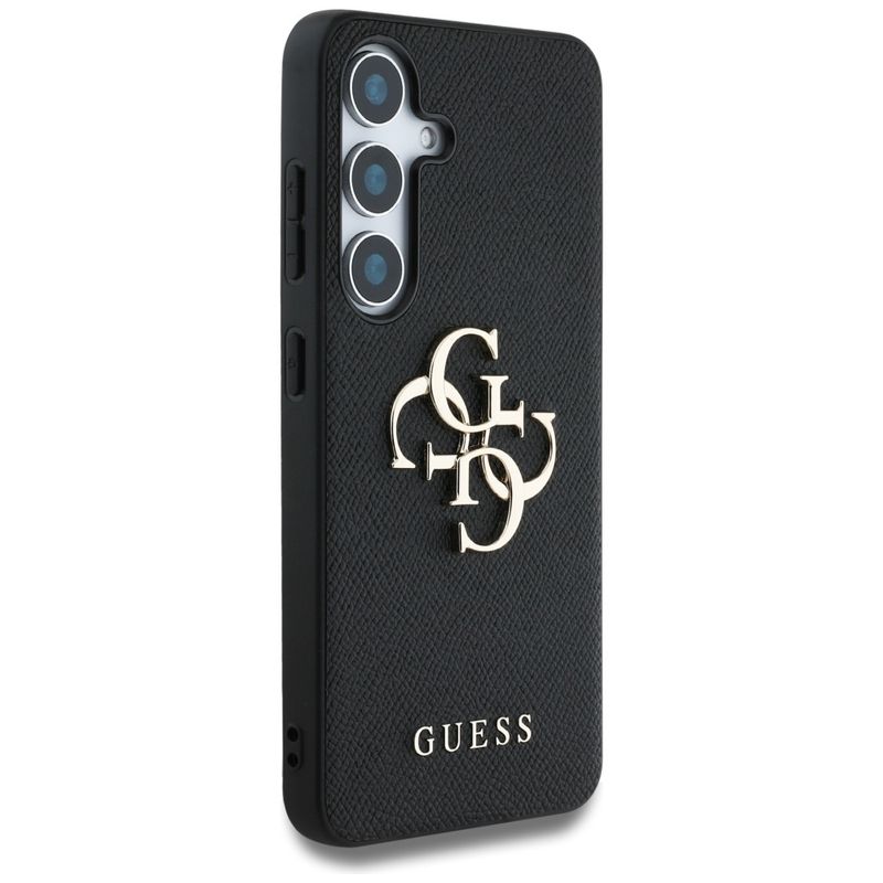 Laptop, Telefoane si Tablete - Telefoane mobile si accesorii - Accesorii Telefoane - Huse telefoane - Husa pentru Samsung Galaxy S25 - Guess Hardcase 4G Grained Big and Classic Logo (GUHCS25SPGT4MBK) - Negru - Infinity.ro