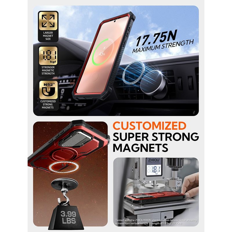 Laptop, Telefoane si Tablete - Telefoane mobile si accesorii - Accesorii Telefoane - Huse telefoane - Husa pentru Samsung Galaxy S25 Plus + Folie - I-Blason Armorbox - Ruddy - Infinity.ro