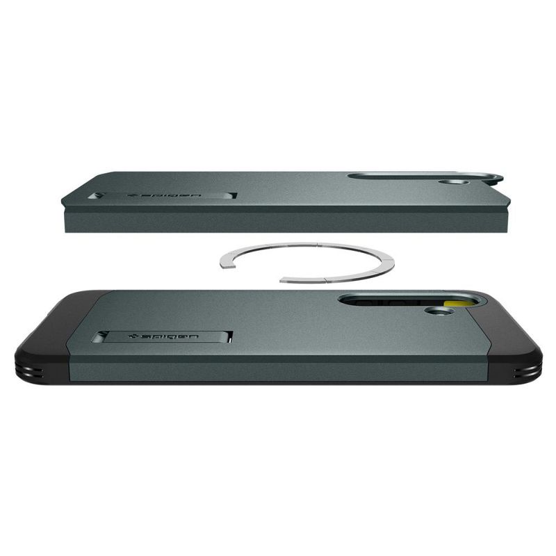 Laptop, Telefoane si Tablete - Telefoane mobile si accesorii - Accesorii Telefoane - Huse telefoane - Husa pentru Samsung Galaxy S25 Plus - Spigen Tough Armor MagSafe - Verde - Infinity.ro